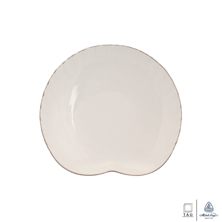 Fish & Clam: Breakfast Plate 20.6cm (Minh Long I)