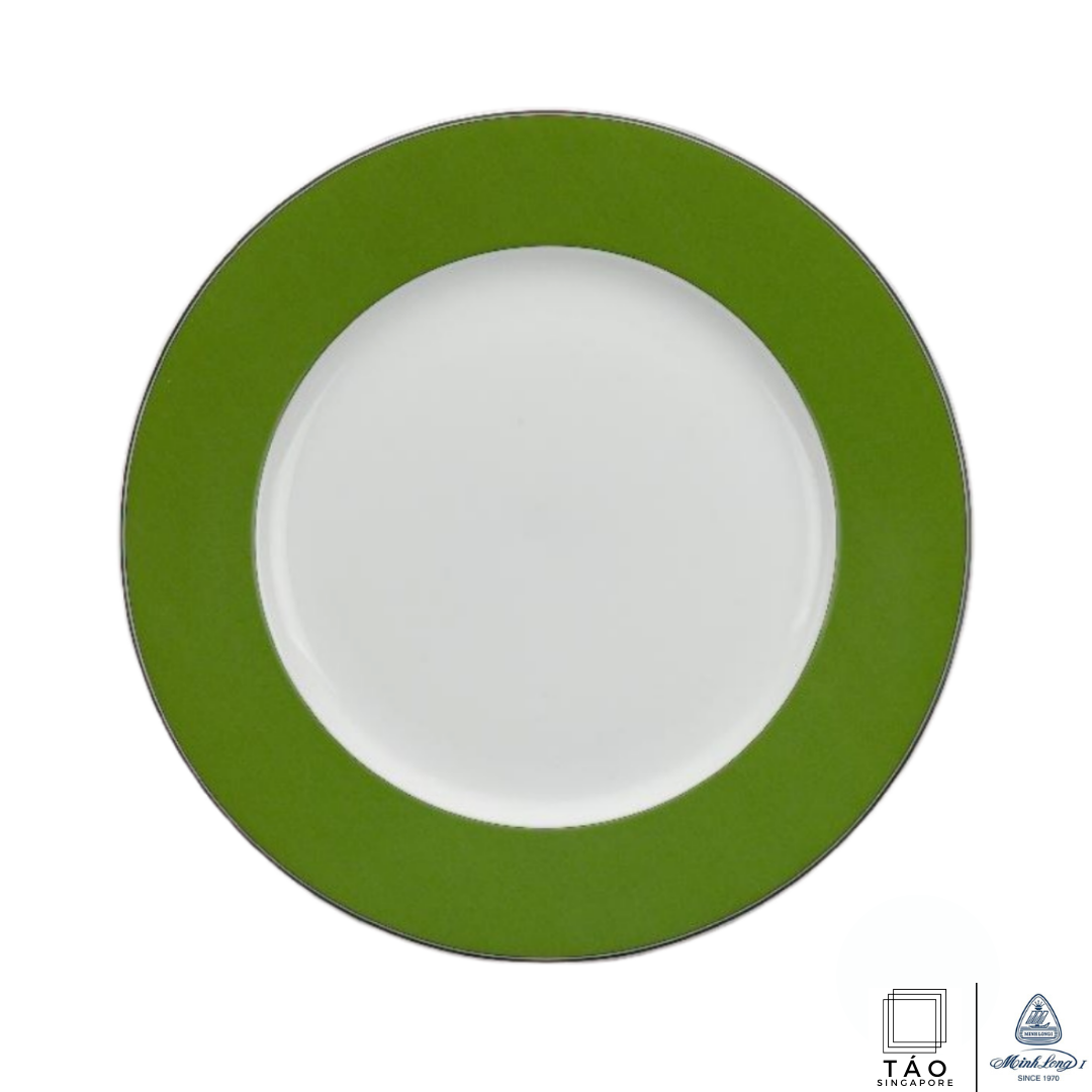 Trifolium: Flat Round Plate 28cm (Minh Long I)