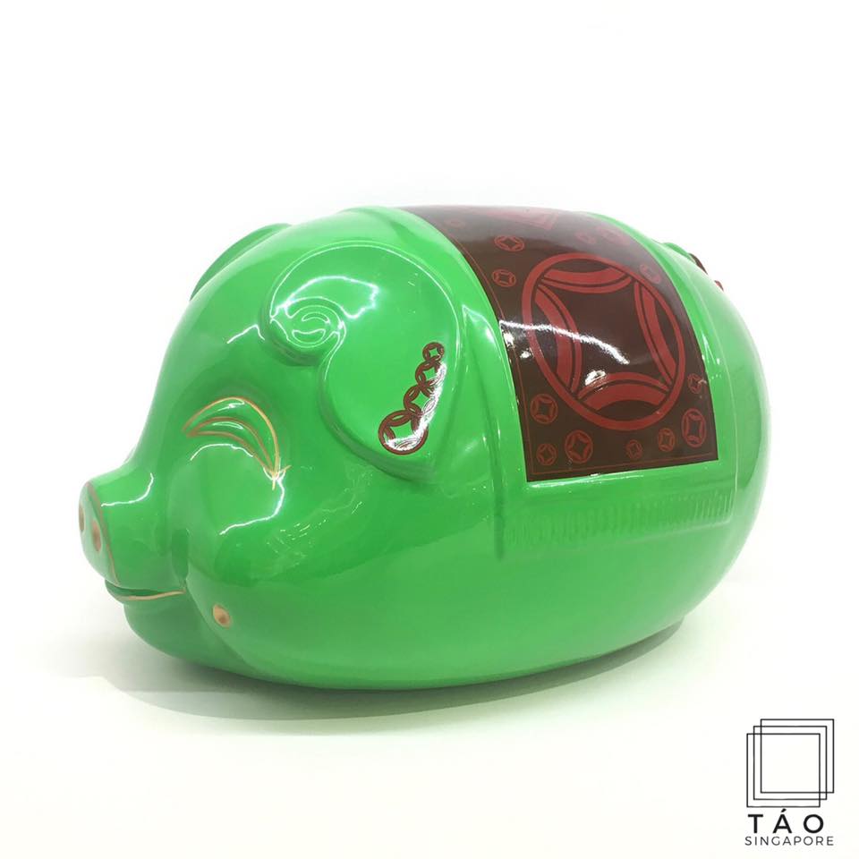 Piggybank (Green/Violet)