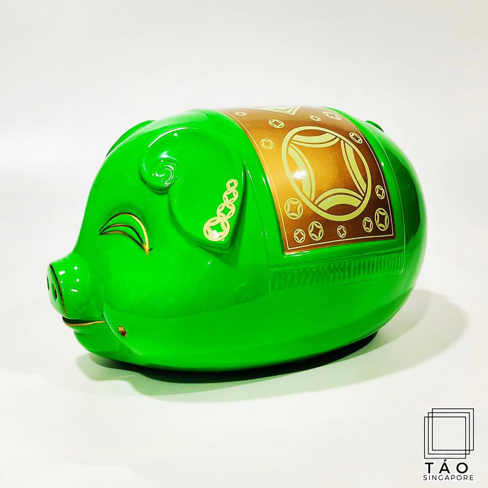 Piggybank (Green/Gold)