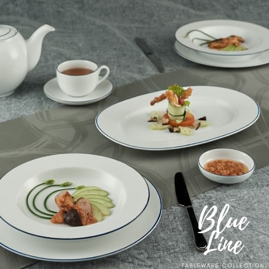 TAO Singapore: Minh Long I - Blue Line Tableware Collection
