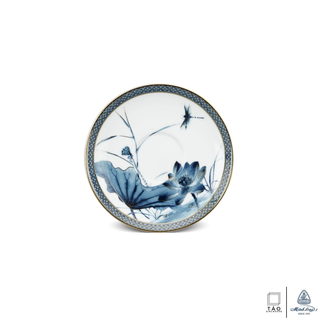 Golden Lotus: Dessert Plate 15cm (Minh Long I)