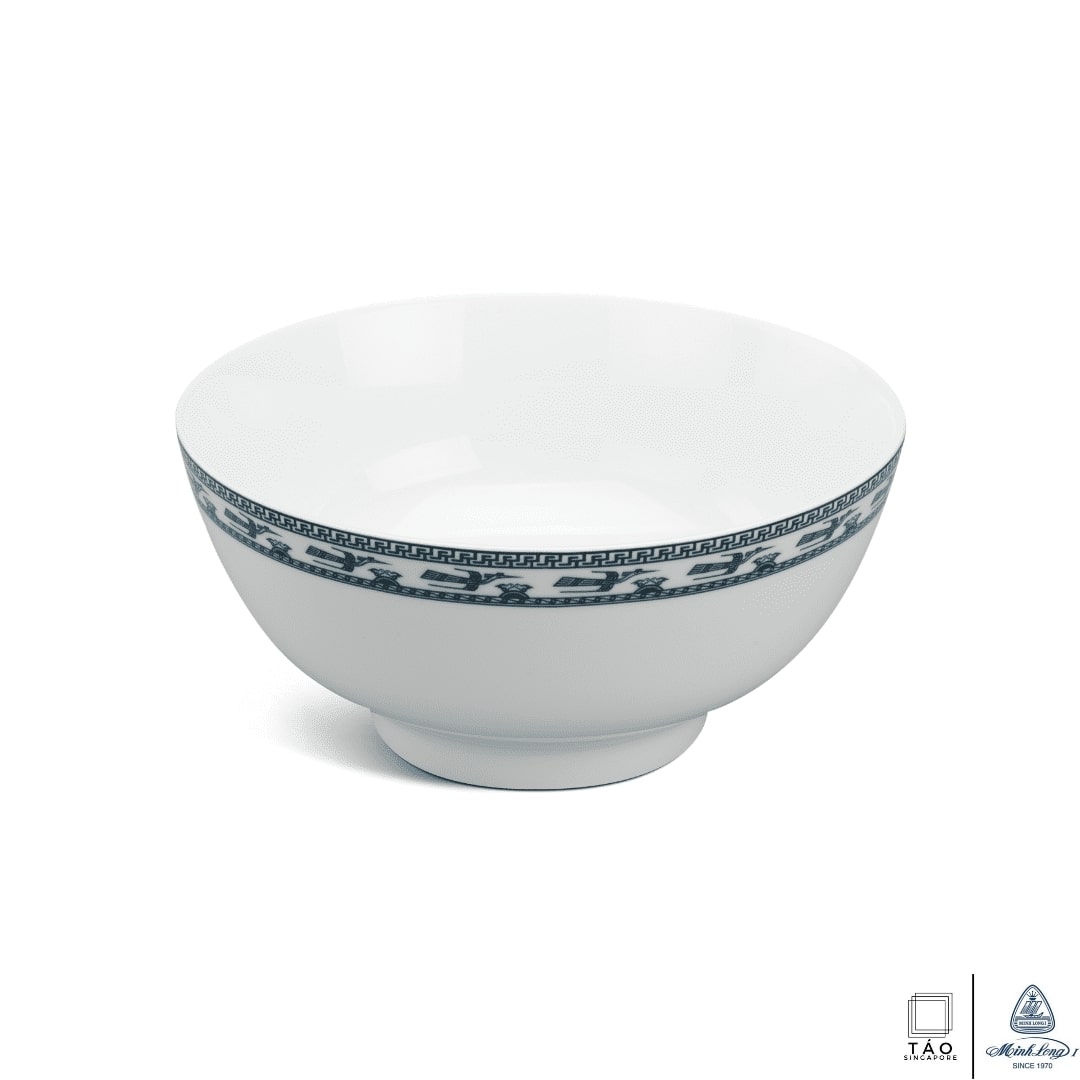 Annam Bird: High Soup Bowl 18cm (Minh Long I)