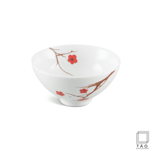 Pink Ochna Rice Bowl 11.5cm