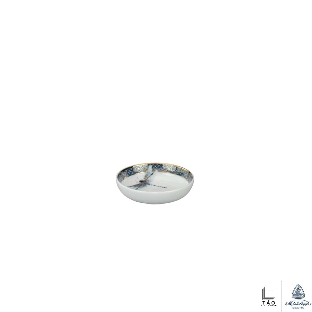 Golden Lotus: Sauce Dish 9cm (Minh Long I)