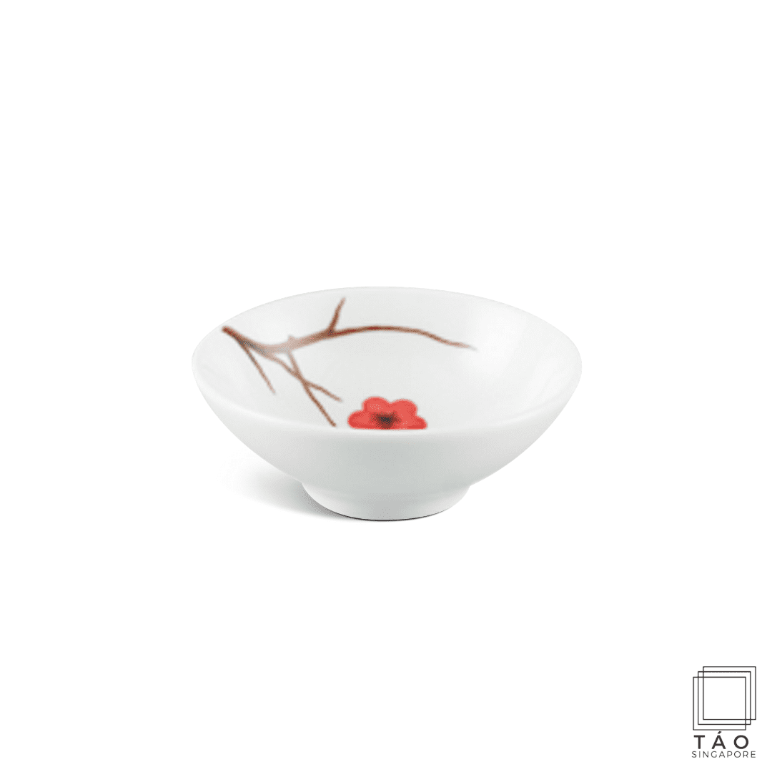 Pink Ochna Sauce Dish 9cm