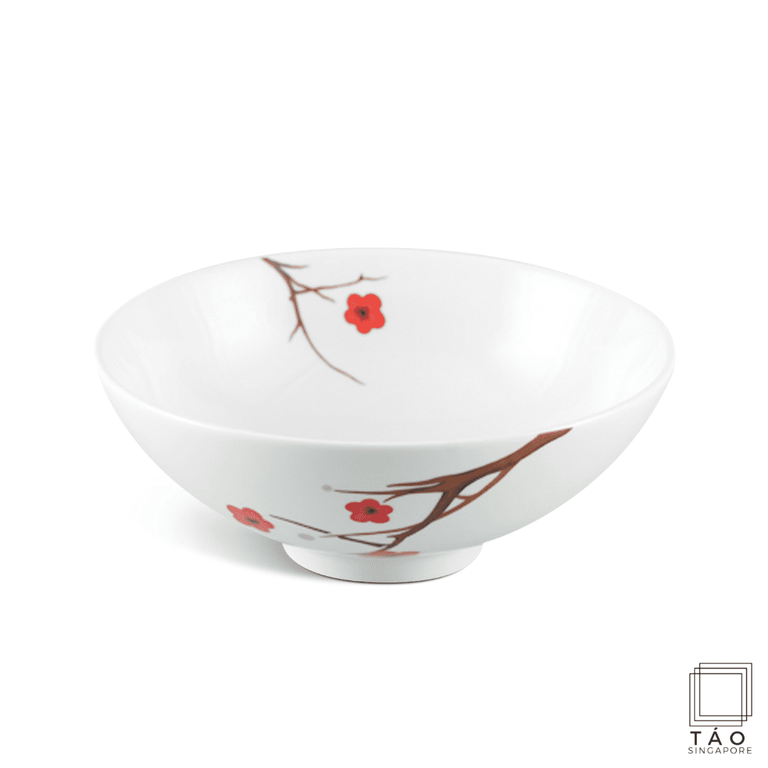 Pink Ochna Soup Bowl 15cm