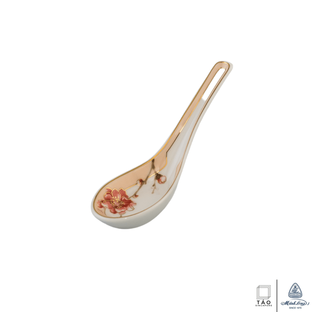 Pink Floral: Spoon (Minh Long I)