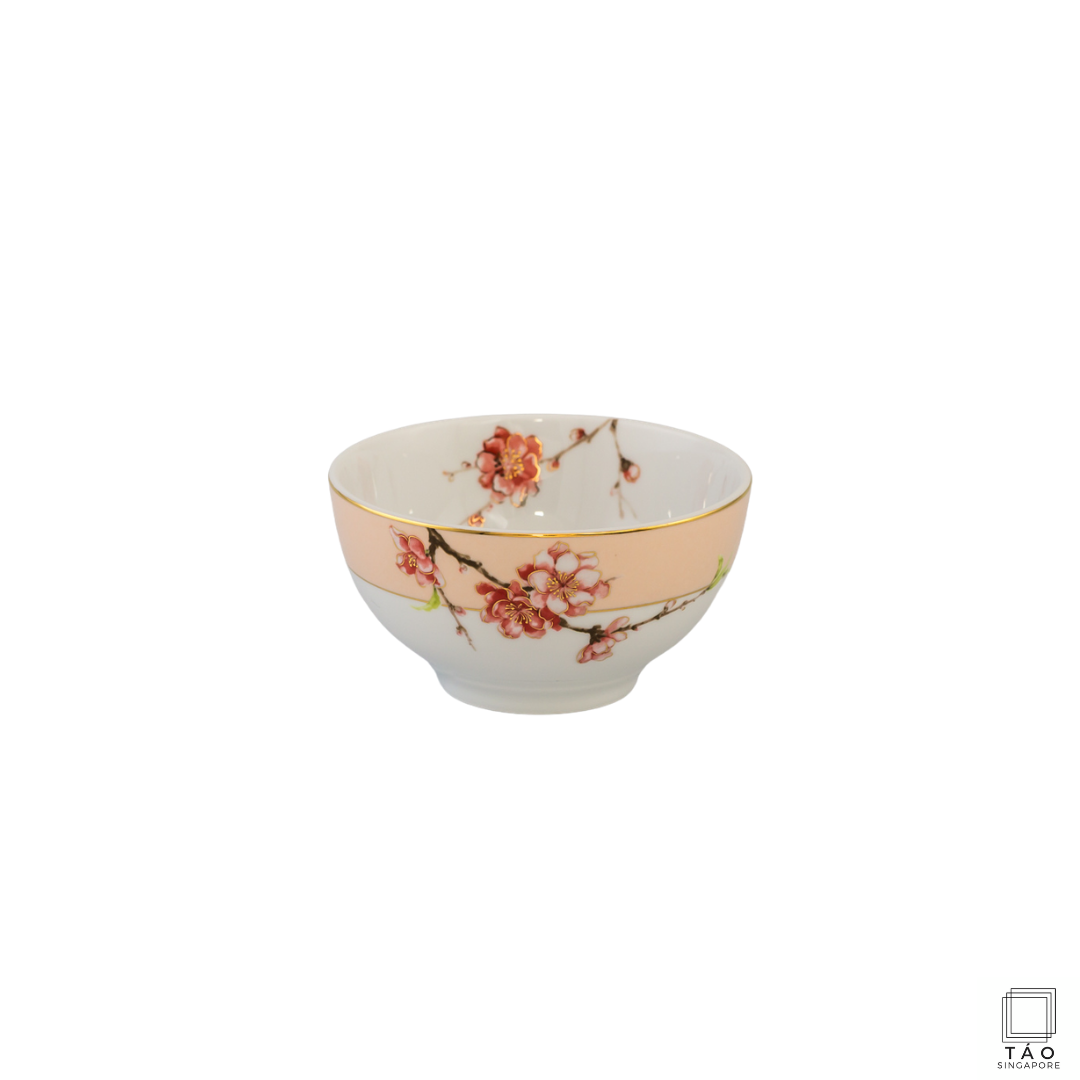 Pink Floral: Rice Bowl 11.5cm