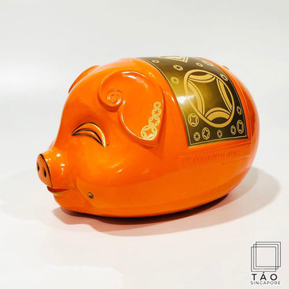 Piggybank (Orange/Gold)