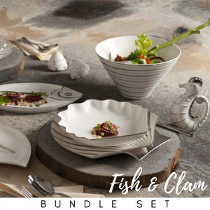 TAO Singapore: Minh Long I - Fish & Clam Tableware Collection Bundle Set