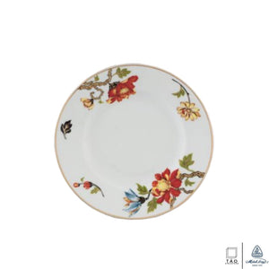 Dahlia: Flat Round Plate 20cm (Minh Long I)