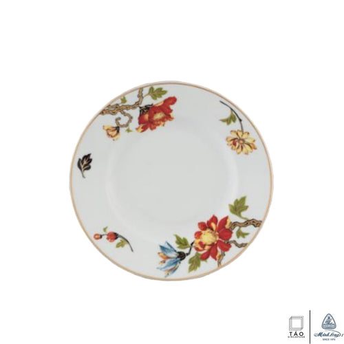 Dahlia: Flat Round Plate 20cm (Minh Long I)