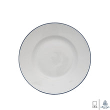 Load image into Gallery viewer, Blue Line: Flat Round Plate 22cm (Minh Long I)
