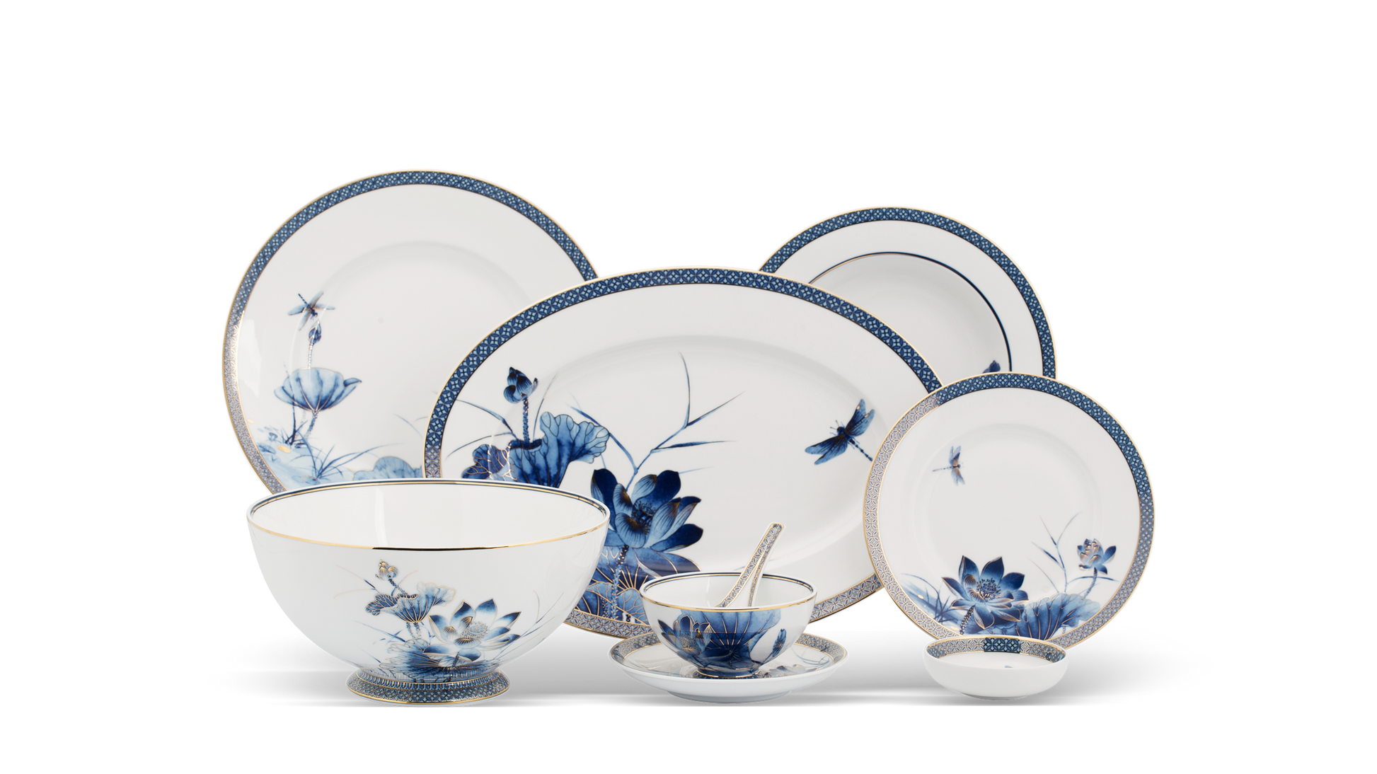 Golden Lotus Tableware Collection (4802822176868)