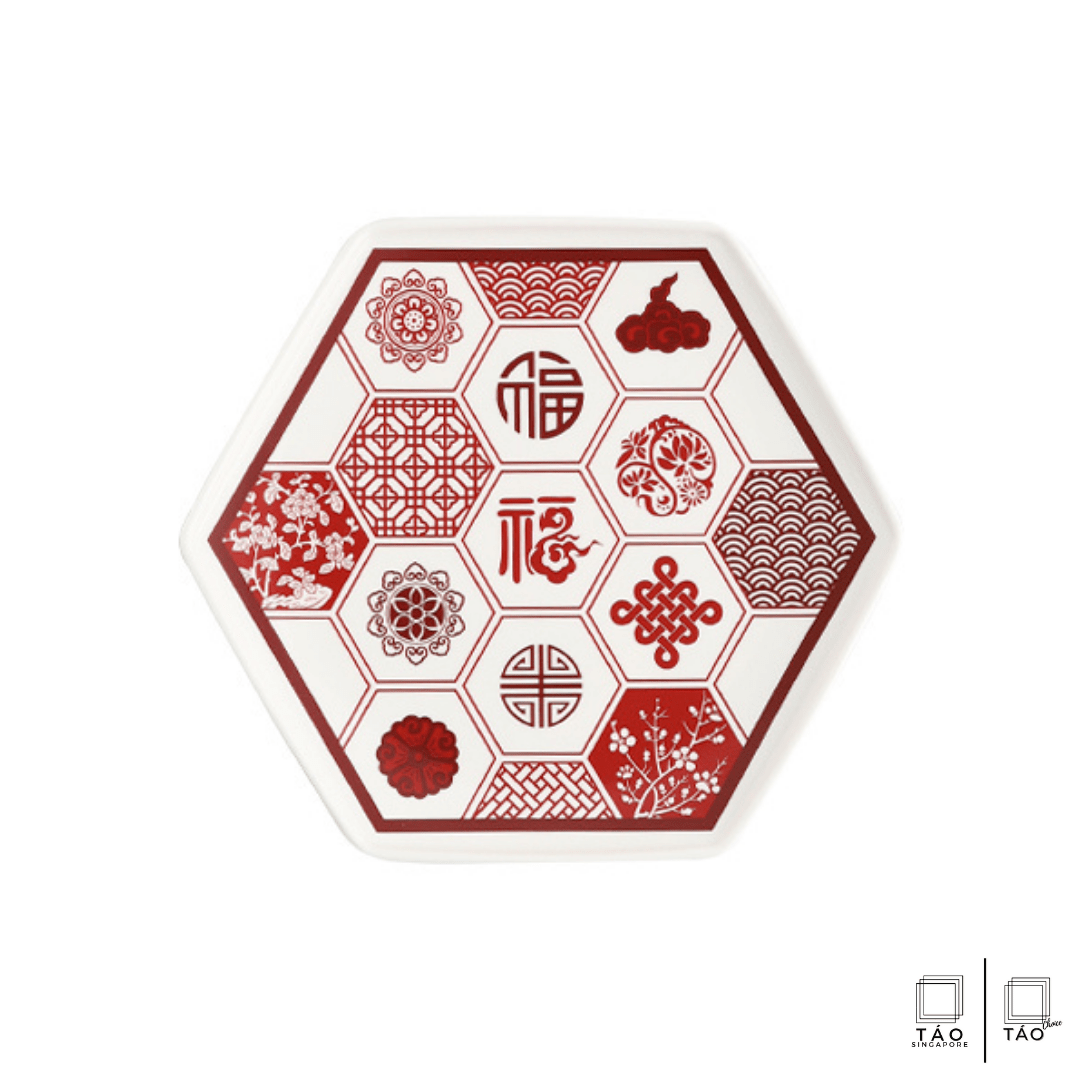 Fortune: Hexagon Plate Small (19cm) - TAO Choice