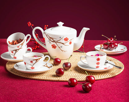 TAO Singapore: Minh Long I - Pink Ochna Teapot Collection