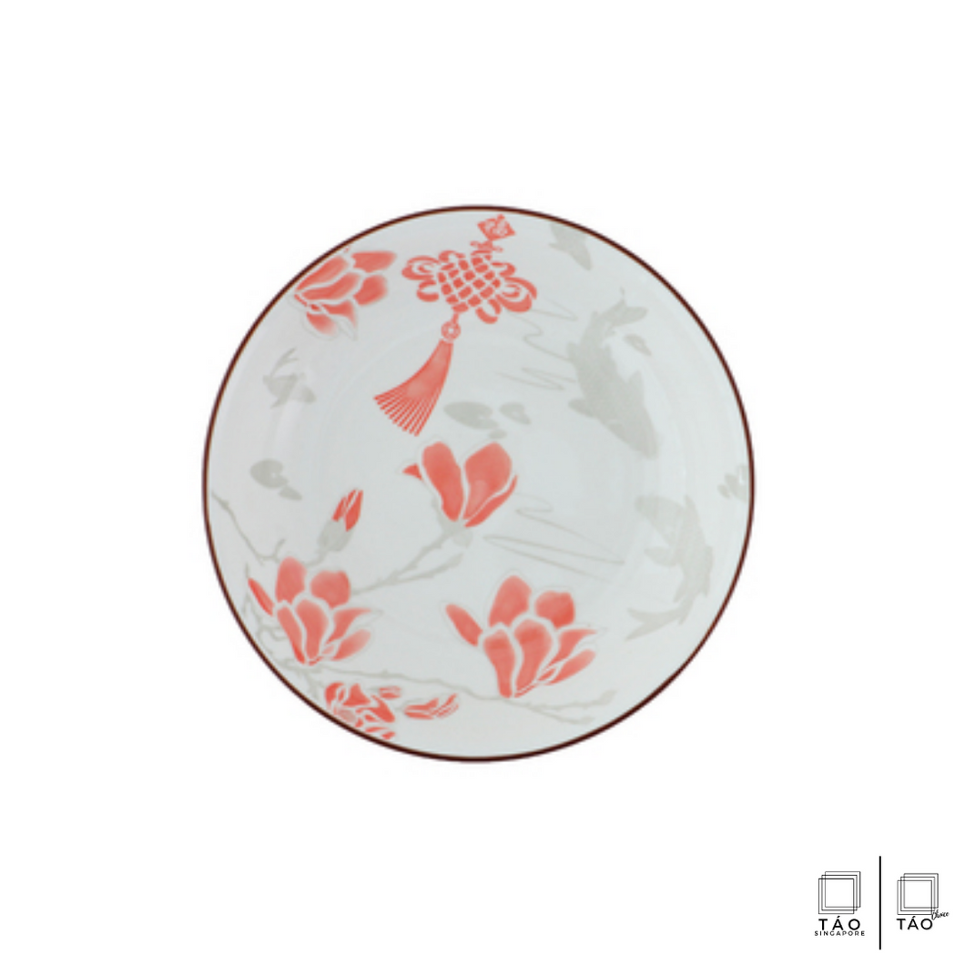 Prosperity: Flat Round Plate 20.7cm (TAO Choice)