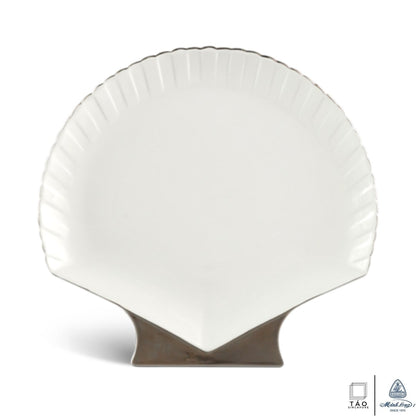 Fish & Clam: Shell-Shaped Plate 31cm (Minh Long I)