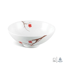 Load image into Gallery viewer, Pink Ochna: Soup Bowl 15cm (Minh Long I)
