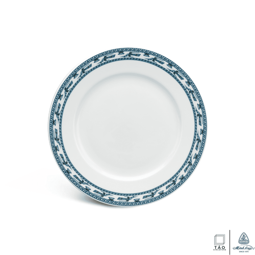 Annam Bird: Flat Round Plate 22cm (Minh Long I)