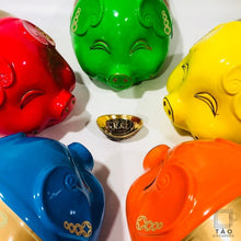 Load image into Gallery viewer, Piggybank (Yellow/Red)
